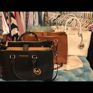 Authentic MKJetSetTravel in White, or Luggage